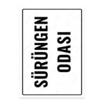 UL1865 - Sürüngen Odası İkaz ve Uyarı Levhası