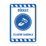 UL1942 - Ellerini Sabunla İkaz ve Uyarı Levhası