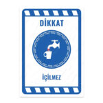 UL1950 - İçilmez İkaz ve Uyarı Levhası