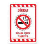 UL1978 - Sigara İçmek Yasaktır İkaz ve Uyarı Levhası