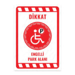 UL2042 - Engelli Park Alanı İkaz ve Uyarı Levhası