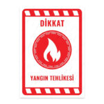 UL2266 - Yangın Tehlikesi İkaz ve Uyarı Levhası