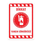 UL2267 - Yangın Söndürücü İkaz ve Uyarı Levhası