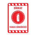 UL2276 - Yangın Söndürücü İkaz ve Uyarı Levhası