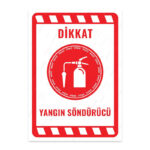 UL2278 - Yangın Söndürücü İkaz ve Uyarı Levhası