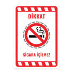 UL2291 - Sigara İçilmez İkaz ve Uyarı Levhası