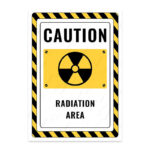 UL2319-ENG - Radyasyonlu Alan İkaz ve Uyarı Levhası