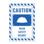 UL2325-ENG - Güvenlik Kaskı Tak İkaz ve Uyarı Levhası