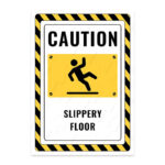 UL2334-ENG - Kaygan Zemin İkaz ve Uyarı Levhası