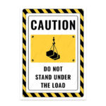 UL2342-ENG - Yük Altında Bekleme İkaz ve Uyarı Levhası