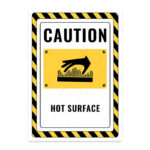 UL2345-ENG - Sıcak Yüzey İkaz ve Uyarı Levhası