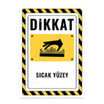 UL2345 - Sıcak Yüzey İkaz ve Uyarı Levhası