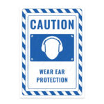 UL2361-ENG - Kulak Koruyucu Tak İkaz ve Uyarı Levhası