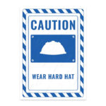 UL2363-ENG - Baret Tak İkaz ve Uyarı Levhası