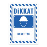 UL2365 - Baret Tak İkaz ve Uyarı Levhası