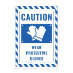 UL2379-ENG - Koruyucu Eldiven Giy İkaz ve Uyarı Levhası