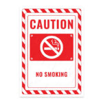 UL2387-ENG - Sigara İçmek Yasaktır İkaz ve Uyarı Levhası
