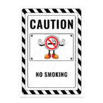 UL2424-ENG - Sigara İçmek Yasaktır İkaz ve Uyarı Levhası