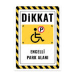 UL2454 - Engelli Park Alanı İkaz ve Uyarı Levhası