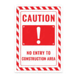 UL2612-ENG - Şantiye Sahasına Girmek Yasaktır İkaz ve Uyarı Levhası