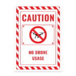 UL2631-ENG - Drone Kullanmak Yasaktır İkaz ve Uyarı Levhası