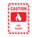 UL2677-ENG - Yangın Tehlikesi İkaz ve Uyarı Levhası