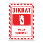 UL2678 - Yangın Söndürücü İkaz ve Uyarı Levhası