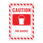 UL2682-ENG - Yangın Kovası İkaz ve Uyarı Levhası