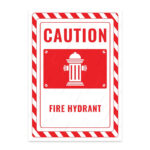 UL2684-ENG - Yangın Hidrantı İkaz ve Uyarı Levhası
