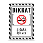 UL2703 - Sigara İçilmez İkaz ve Uyarı Levhası