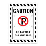 UL2707-ENG - Park Yasaktır Çekici Çağırılır İkaz ve Uyarı Levhası