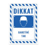 UL2724 - Baretini Tak İkaz ve Uyarı Levhası