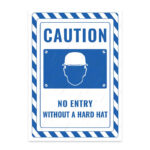 UL2726-ENG - Baretsiz Girilmez İkaz ve Uyarı Levhası