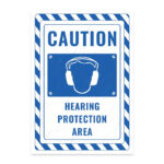 UL2744-ENG - Kulak Koruma Alanı İkaz ve Uyarı Levhası