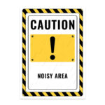 UL2746-ENG - Gürültülü Alan İkaz ve Uyarı Levhası