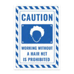 UL2794-ENG - Bonesiz Çalışmak Yasaktır İkaz ve Uyarı Levhası