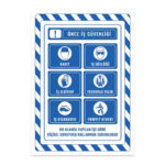 UL2813 - İş Güvenliği Koruyucu Malzeme Seti İkaz ve Uyarı Levhası