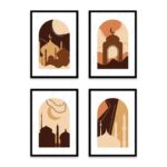 PA4S1067 - İslami Koleksiyon Dörtlü Set Poster