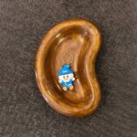 A1027 - Sevimli Ördek Mavi Silikon Anahtarlık (5cm)