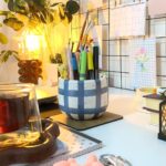 DK1002 - Desenli Pinterest Dekoratif Kalemlik