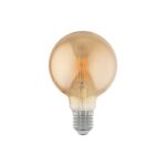 DRL1003 - 4W 280lm Sarı Işık Amber G95 Dekoratif Rustik Ampul (9,5x14cm)