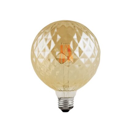 DRL1007 - 4W 350lm Sarı Işık Amber Dekoratif Rustik Ampul (11,5x12,5cm)