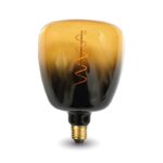 DRL1012 - 4W 160lm Sarı Işık Sarı-Siyah Geçişli Dekoratif Rustik Ampul (14x21cm)