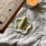 DST1005 - Açık Mavi Çiçek Dekoratif Sunum Tabağı