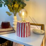 PDML1001 - Column Desenli 4w G95 Rustik Ampul Premium Seri Dekoratif Masa Üstü Lamba (Ampul Dahildir)