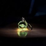 A1044 - Satürn Işıklı Renk Değiştiren Kristal Anahtarlık (3cm)