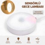DGL1012 - Hareket Sensörlü Usb Şarjlı Günışığı Led Lamba