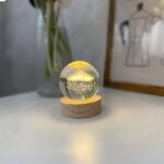 ICK1007 - Yağmur Bulutu Işıklı Cam Küre Lamba